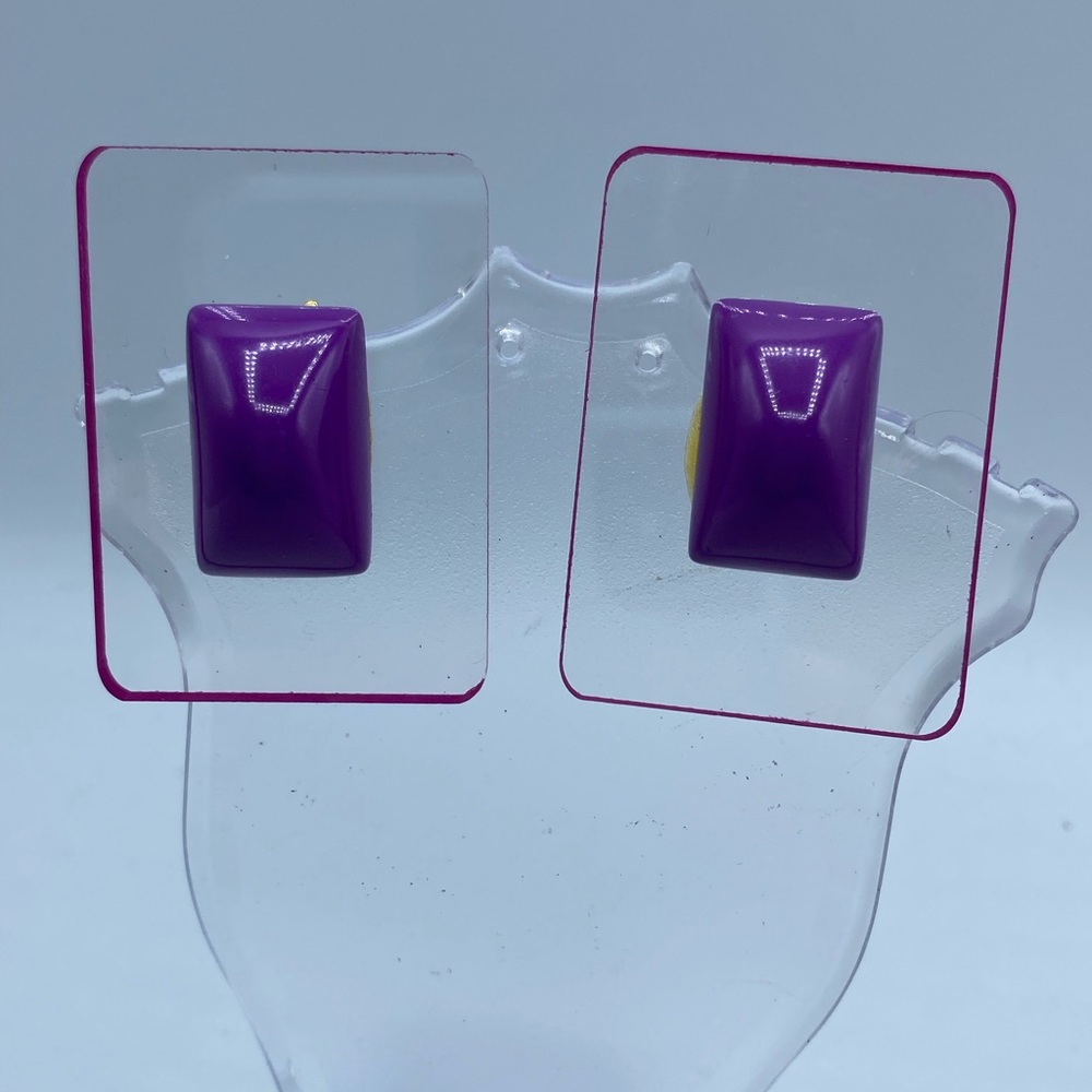 Vintage Huge Lucite Clips